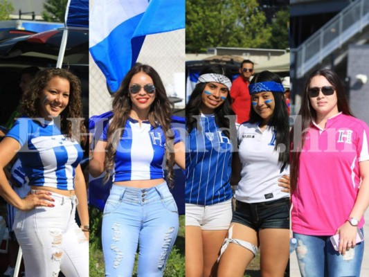 Las bellezas catrachas en el Red Bull Arena de Nueva Jersey