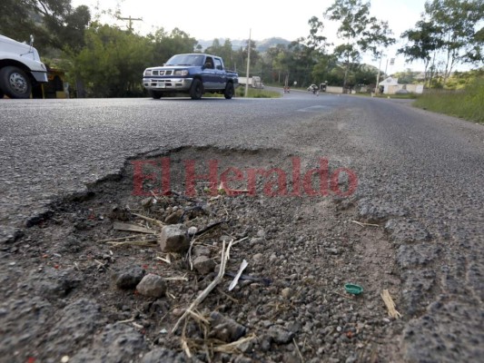 Fotos: Aún con el bacheo, carretera hacia Olancho está propensa a seguir en mal estado