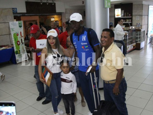 Fotos: Espectacular despedida recibió la Selección Nacional en el aeropuerto Toncontín