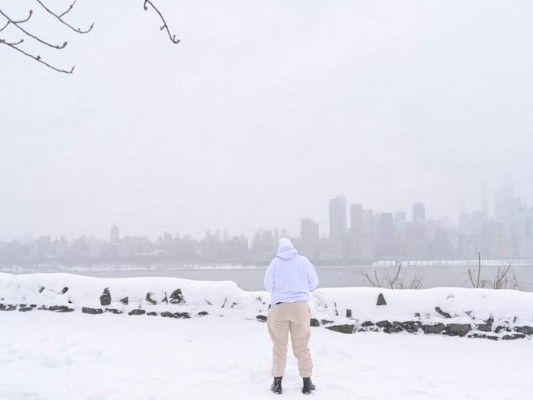 Las imágenes más impresionantes de la nevada en Nueva York