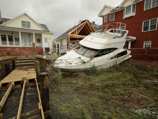 Los destrozos que deja hasta el momento la tormenta Florence