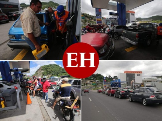 FOTOS: Largas filas en gasolineras ante supuesto desabastecimiento de combustible   