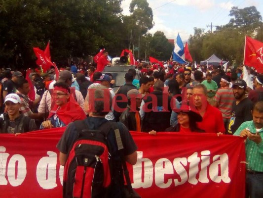 FOTOS: Así fue la marcha de la Alianza de Oposición en la capital hondureña