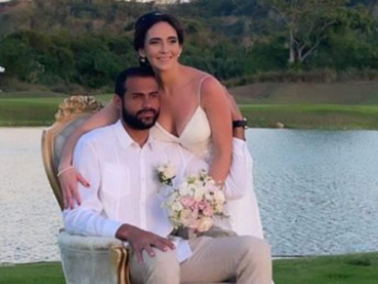 Así fue la boda de Edrick Menjívar, portero del Olimpia, con la guapa Takashi McNab