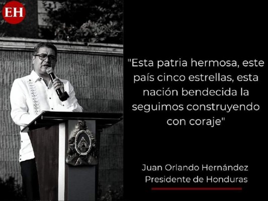 Las frases del presidente Hernández en el 199 aniversario de Independencia