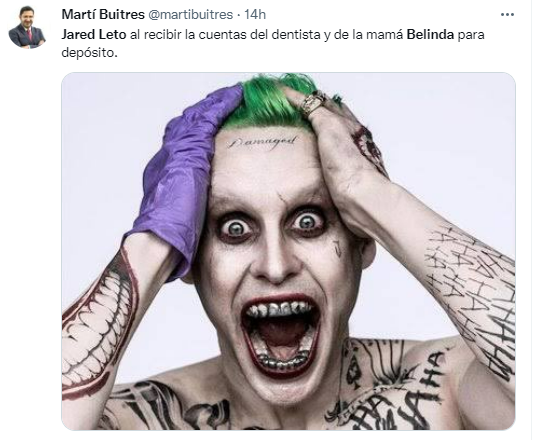 Los graciosos memes que dejó las vacaciones de Belinda con Jared Leto por Italia