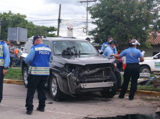 Las dramáticas imágenes de la brutal colisión en Choluteca