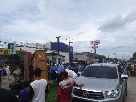 Las dramáticas imágenes de la brutal colisión en Choluteca