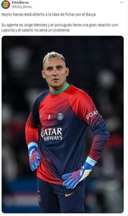 Keylor Navas interesa al FC Barcelona: Así reaccionó la prensa deportiva