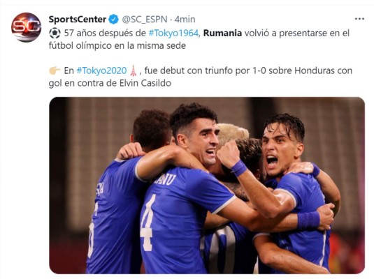 Prensa internacional cataloga de 'infortunada' la derrota de Honduras ante Rumania