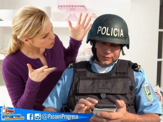 El policía WhatsApp se hizo víctima de Photoshop en las redes sociales