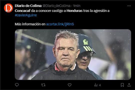 Lo que dicen los medios mexicanos tras castigo a Honduras por agresión a Javier Aguirre