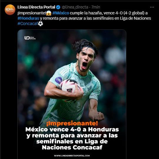 Así reaccionaron medios de México tras goleada a Honduras en Toluca