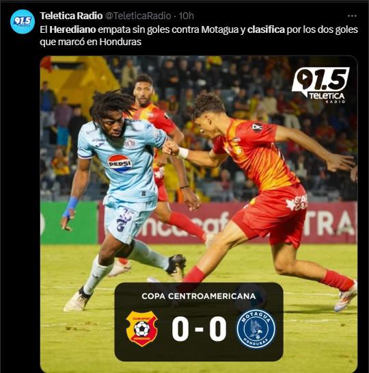 Esto dicen medios de Costa Rica tras eliminación de Herediano a Motagua