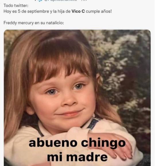 Los imperdibles memes que deja el “5 de septiembre” por el cumple de la hija de Vico C