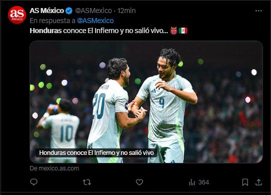 Así reaccionaron medios de México tras goleada a Honduras en Toluca