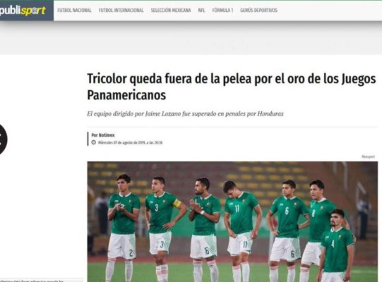 Portadas: ¿Qué dijeron los medios mexicanos tras la derrota del Tri ante Honduras?