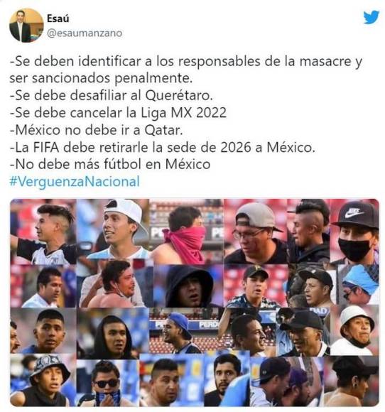 Desafiliar a Querétaro y dejar a México sin mundial, las duras sanciones que piden en redes tras trifulca entre aficionados