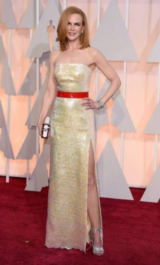 Los colores claros primaron en los Oscar 2015