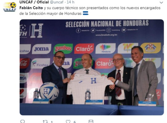 Así reaccionó el mundo del fútbol tras la llegada de Fabián Coito a la Selección de Honduras