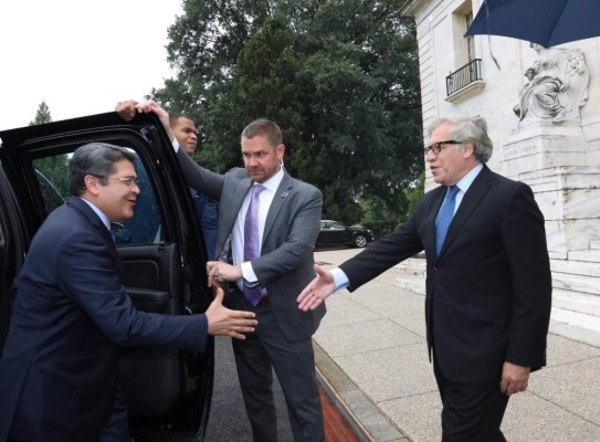 FOTOS: Así fue la reunión del presidente Hernández en Washington