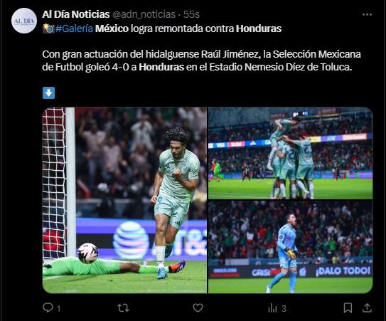 Así reaccionaron medios de México tras goleada a Honduras en Toluca