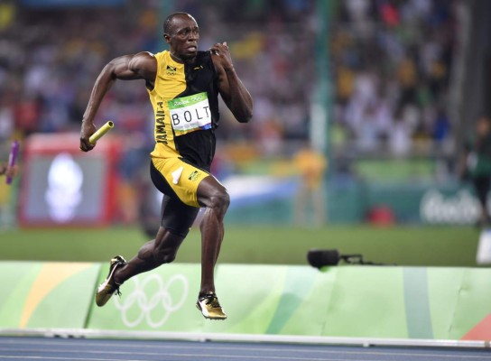 Imágenes de Usain Bolt en su última competencia en los Juegos Olímpicos de Rio 2016