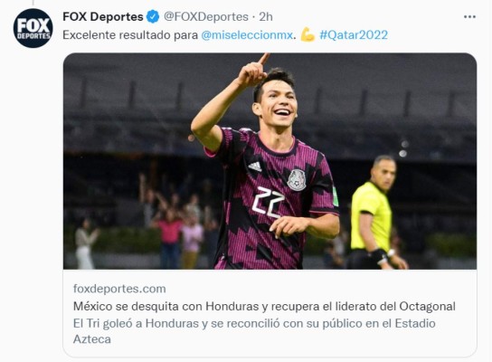 'La H es muda': Prensa azteca destaca goleada de México frente a Honduras