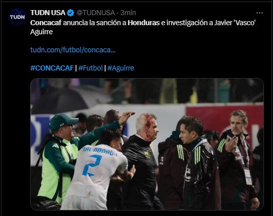 Lo que dicen los medios mexicanos tras castigo a Honduras por agresión a Javier Aguirre