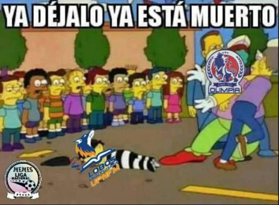 Motagua protagoniza los crueles memes tras el triunfo de Olimpia ante Lobos UPNFM