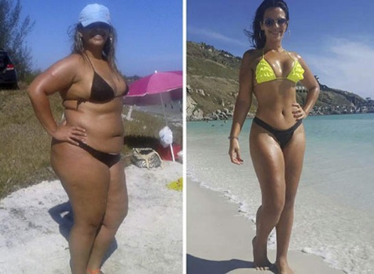 Fotos inspiradoras del antes y después de obesos que bajaron de peso