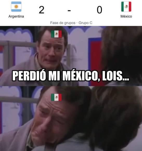 Divertidos memes destrozan a México tras caer 2-0 frente a Argentina