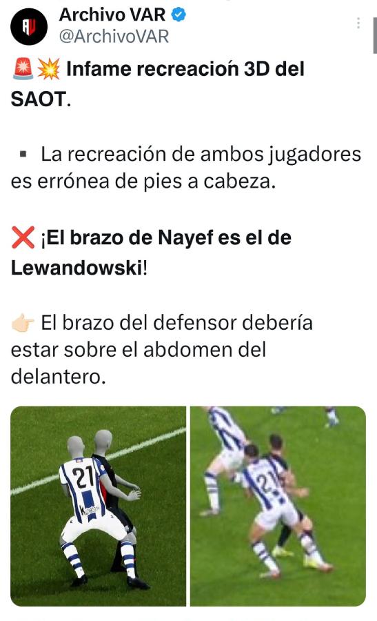 Mejores memes por el polémico gol anulado a Lewandowski en el Barcelona-Real Sociedad