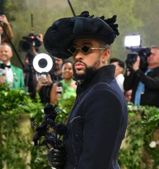 Así lució Bad Bunny en la alfombra de la Met Gala 2024