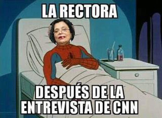 Crean graciosos memes de la rectora Julieta Castellanos tras entrevista en CNN