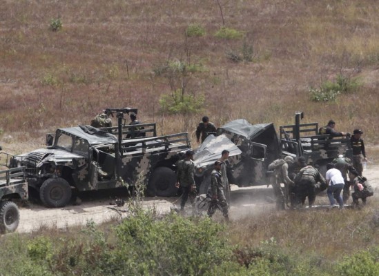 Así se accidentaron militares durante maniobras de aniversario