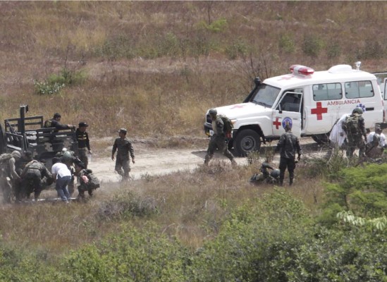 Así se accidentaron militares durante maniobras de aniversario