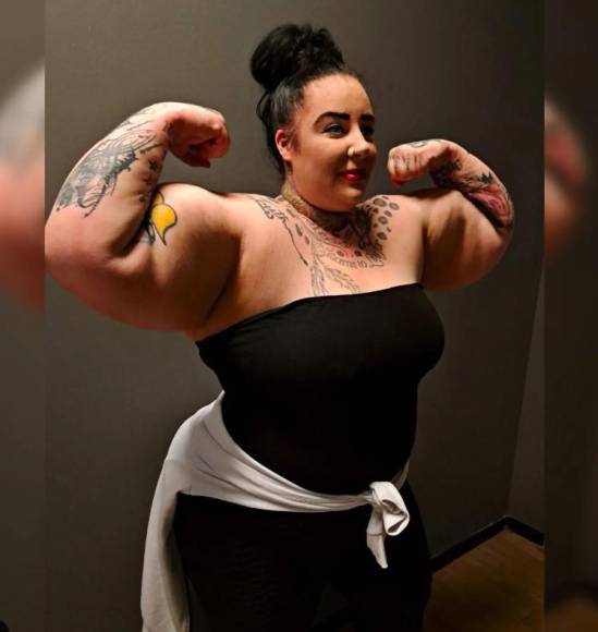 Jackie Koorn, la mujer con los brazos más grandes que Schwarzenegger