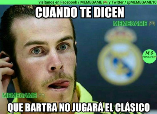 Disfruta de los memes previo al duelo entre Barça y Real Madrid