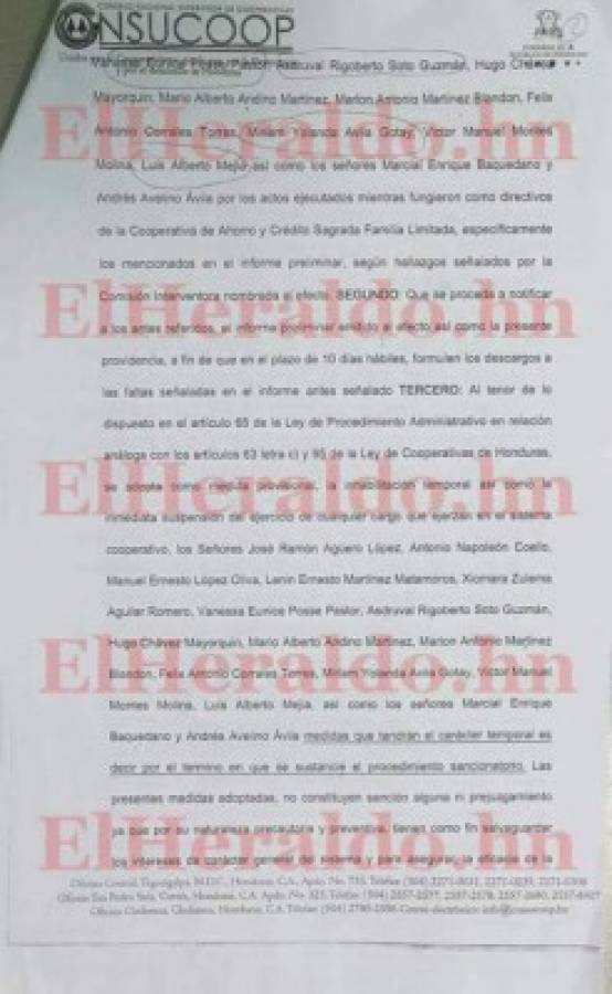 Honduras: Nueva decisión judicial respalda inhabilitación de cooperativistas