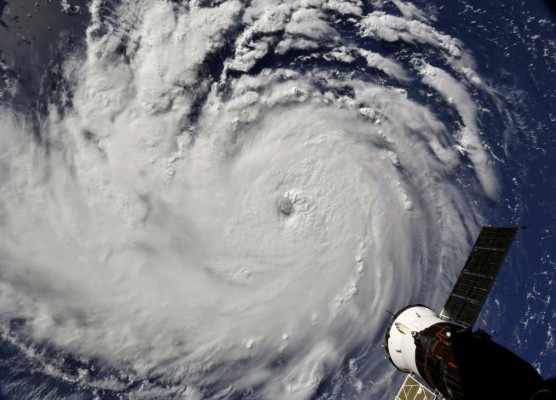 FOTOS: Impresionantes imágenes del huracán Florence desde el espacio