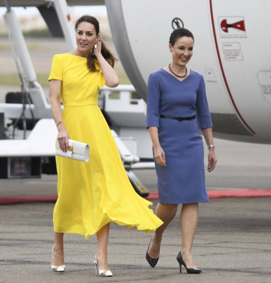 Los “guiños” de vestuario de Kate Middleton durante su viaje por el Caribe