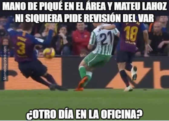 Los mejores memes sobre la derrota del Barcelona a manos del Real Betis en La Liga