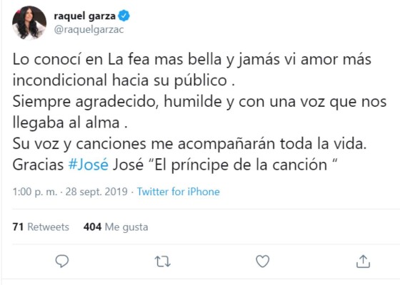 Famosos conmocionados se despiden de José José