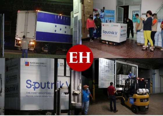 LLega a Tegucigalpa lote de 6,000 dosis de vacuna rusa Sputnik V