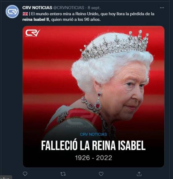 Así informó el mundo la muerte de la reina Isabel II