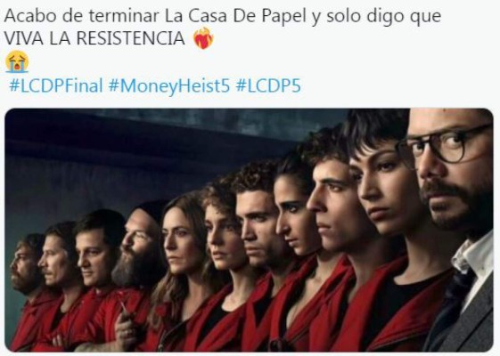 Entre nostalgia y melancolía memes despiden serie La Casa de Papel