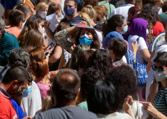 Temor y resignación en Madrid por segunda ola aguda de covid-19 (FOTOS)  