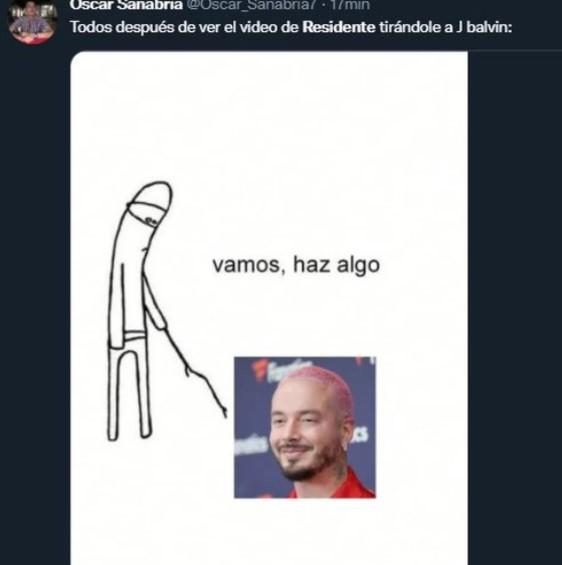 Destrozan con memes a J Balvin tras sesión musical de Residente