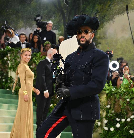 Así lució Bad Bunny en la alfombra de la Met Gala 2024